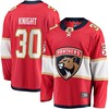 Men's Spencer Knight Red Florida Panthers 2017/18 Home Breakaway Jersey Jersey - Robokeg