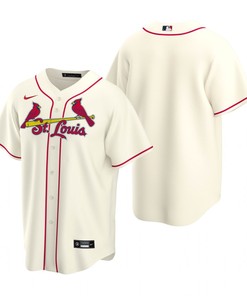 Mens St. Louis Cardinals Mlb Baseball Team Alternate Cream Jersey Gift For Cardinals Fans - Robokeg