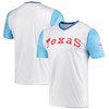 Men's Stitches White Texas Rangers Cooperstown Collection Wordmark V-Neck Jersey - Robokeg