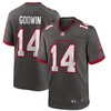 Mens Tampa Bay Buccaneers Chris Godwin Nike Pewter Alternate Game Jersey - Robokeg
