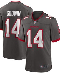 Mens Tampa Bay Buccaneers Chris Godwin Nike Pewter Alternate Game Jersey - Robokeg