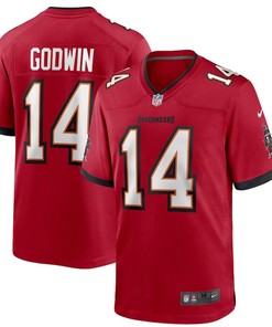 Mens Tampa Bay Buccaneers Chris Godwin Nike Red Game Player Jersey - Robokeg