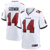 Mens Tampa Bay Buccaneers Chris Godwin Nike White Game Jersey - Robokeg