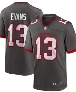 Mens Tampa Bay Buccaneers Mike Evans Nike Pewter Alternate Game Jersey - Robokeg
