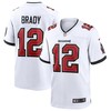Mens Tampa Bay Buccaneers Tom Brady Nike White Game Jersey - Robokeg