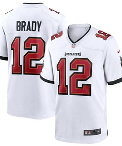 Mens Tampa Bay Buccaneers Tom Brady Nike White Game Jersey - Robokeg