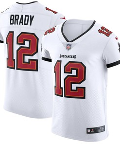 Mens Tampa Bay Buccaneers Tom Brady Nike White Vapor Elite Jersey - Robokeg