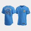 Men's Tampa Bay Rays Sean Gilmartin 85 Light Blue Team Logo Alternate Jersey - Robokeg