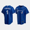Men's Toronto Blue Jays 1 Shun Yamaguchi Royal Alternate Jersey - Robokeg