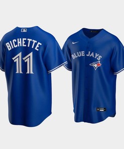 Men's Toronto Blue Jays 11 Bo Bichette Royal Alternate Jersey - Robokeg
