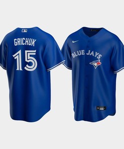 Men's Toronto Blue Jays 15 Randal Grichuk Royal Alternate Jersey - Robokeg