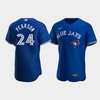 Men's Toronto Blue Jays 24 Nate Pearson Royal Alternate Jersey - Robokeg