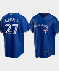Men's Toronto Blue Jays 27 Vladimir Guerrero Jr. Royal Alternate Jersey - Robokeg
