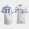 Men's Toronto Blue Jays 27 Vladimir Guerrero Jr. White Jersey - Robokeg