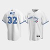 Men's Toronto Blue Jays 32 Steven Matz White Home Jersey - Robokeg