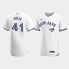 Men's Toronto Blue Jays 41 Rafael Dolis White Home Jersey - Robokeg