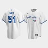 Men's Toronto Blue Jays 51 Ken Giles White Home Jersey - Robokeg