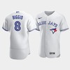 Men's Toronto Blue Jays 8 Cavan Biggio White Jersey - Robokeg