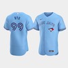 Men's Toronto Blue Jays 99 Hyun-Jin Ryu Powder Blue Alternate Jersey - Robokeg