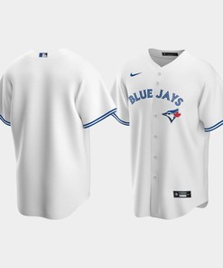 Men's Toronto Blue Jays White Home Jersey - Robokeg