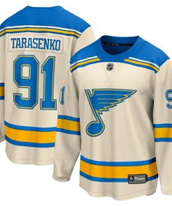 Men's Vladimir Tarasenko Cream St. Louis Blues 2022 Winter Classic Breakaway Player Jersey Jersey - Robokeg