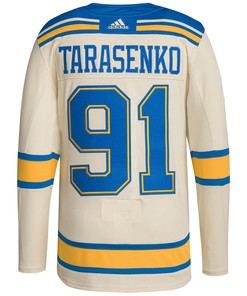 Men's Vladimir Tarasenko Cream St. Louis Blues 2022 Winter Classic Player Jersey Jersey - Robokeg
