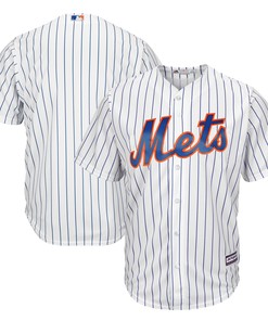 Men's White New York Mets Official Cool Base Jersey - Robokeg