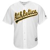 Men's White Oakland Athletics Official Cool Base Jersey - Robokeg