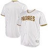 Men's White/Brown San Diego Padres Big & Tall Home Team Jersey - Robokeg