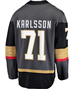 Men's William Karlsson Gray Vegas Golden Knights Home Premier Breakaway Player Jersey Jersey - Robokeg