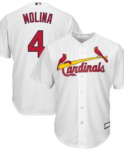 Men's Yadier Molina White St. Louis Cardinals Big & Tall Player Jersey - Robokeg