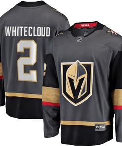 Men's Zach Whitecloud Black Vegas Golden Knights Home Breakaway Jersey Jersey - Robokeg