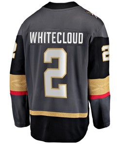 Men's Zach Whitecloud Black Vegas Golden Knights Home Breakaway Jersey Jersey - Robokeg