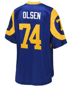 Merlin Olsen Los Angeles Rams Nfl Pro Line Retired Player Jersey - Royal - Robokeg