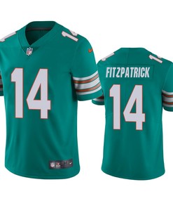 Miami Dolphins #14 Ryan Fitzpatrick Aqua Vapor Untouchable Limited Jersey - Mens - Robokeg