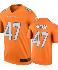 Miami Dolphins #47 Kiko Alonso Nike Color Rush Orange Jersey - Robokeg
