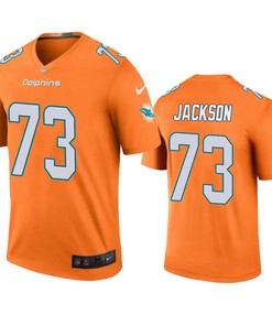 Miami Dolphins Austin Jackson Orange Color Rush Legend Jersey - Robokeg