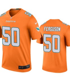 Miami Dolphins Blake Ferguson Orange Color Rush Legend Jersey - Robokeg