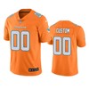 Miami Dolphins Custom Orange Nike Color Rush Limited Jersey - Robokeg