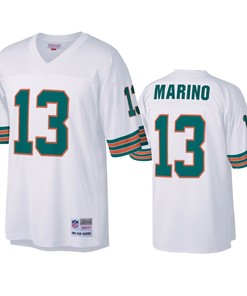 Miami Dolphins Dan Marin White Legacy Replica Jersey - Robokeg