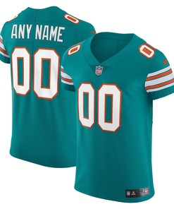 Miami Dolphins Elite Vapor Untouchable Custom Jersey - Aqua Custom Jerseys Nfl - Robokeg