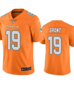 Miami Dolphins Jakeem Grant Orange Nike Color Rush Limited Jersey - Robokeg