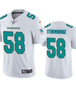 Miami Dolphins Jason Strowbridge White Vapor Untouchable Limited Jersey - Robokeg
