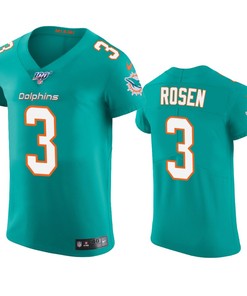 Miami Dolphins Josh Rosen Aqua 100th Season Vapor Elite Jersey - Robokeg