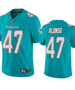 Miami Dolphins Kiko Alonso Aqua 100th Season Vapor Limited Jersey - Robokeg