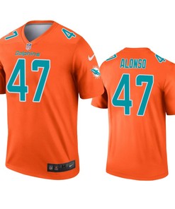 Miami Dolphins Kiko Alonso Orange Inverted Legend Jersey - Robokeg