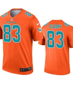 Miami Dolphins Nick Oleary Orange Inverted Legend Jersey - Robokeg
