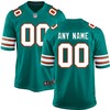 Miami Dolphins Nike Customized Throwback Jersey - Aqua - Robokeg