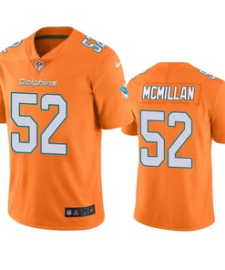 Miami Dolphins Raekwon Mcmillan Orange Nike Color Rush Limited Jersey - Robokeg