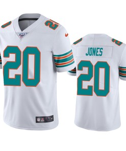Miami Dolphins Reshad Jones White 100th Season Vapor Limited Jersey - Robokeg